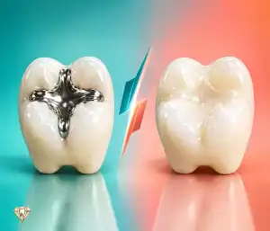 تفاوت پرکردن با آمالگام و کامپوزیت؛ کدام برای شما بهتر است؟
